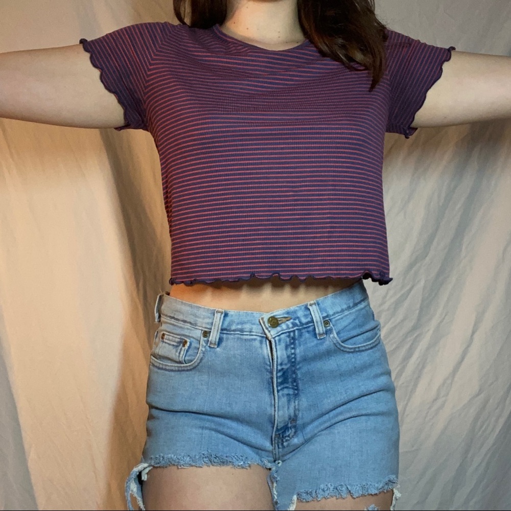 Navy and Red Top - Picture 2 of 3